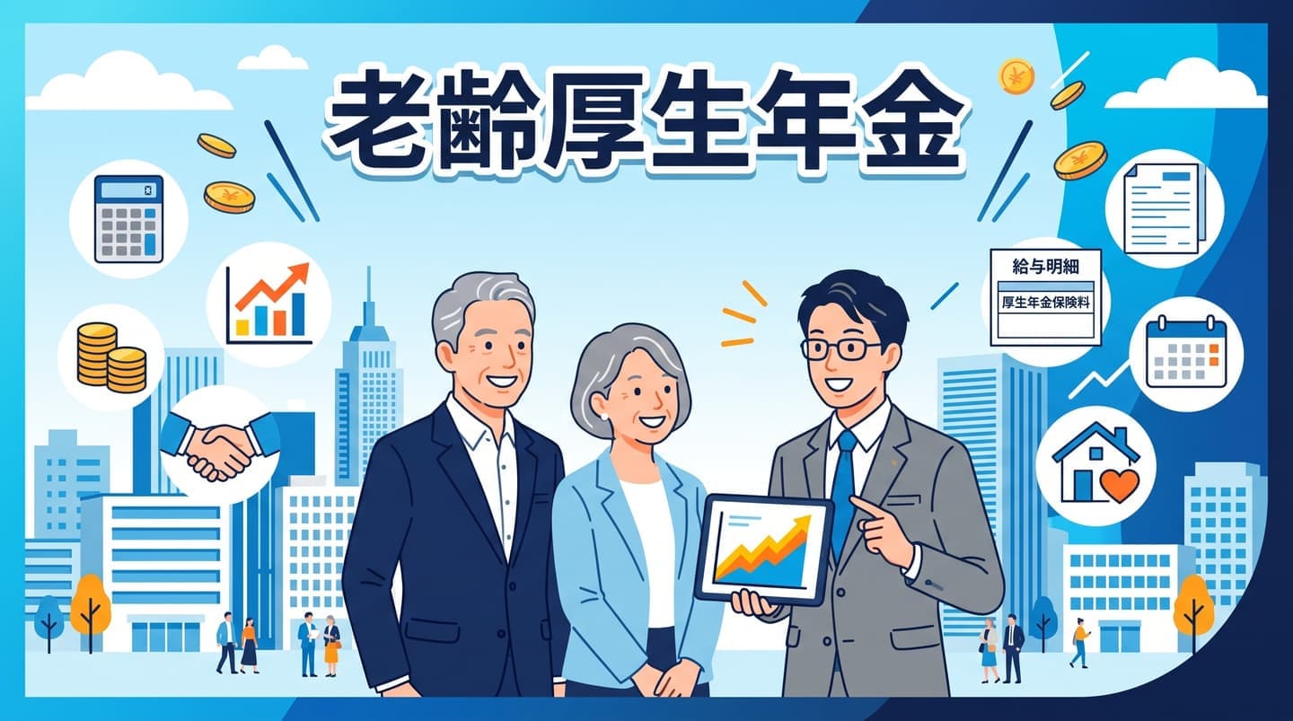 老齢厚生年金のバナー